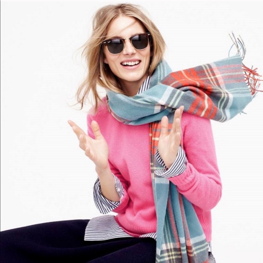 J. Crew Pink Holly wool sweater